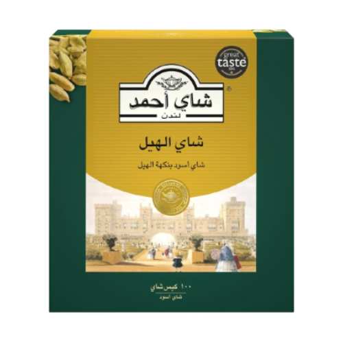 احمد شاي اسود مع هيل 100 كيس